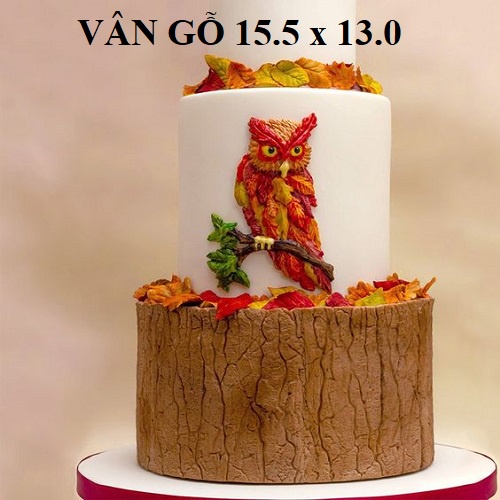 KHUÔN SILICONE VÂN GỖ 15.5x13.0