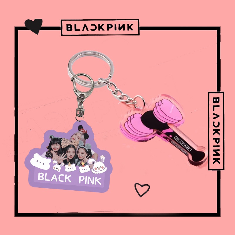 Móc Khóa Hình Blackpink Jennie Rose Jisoo Lisa