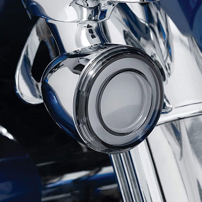 Cặp Đèn LED Xi Nhan Trước 1157 Cho Xe Mô Tô Harley Touring Road Glide Fat Boy