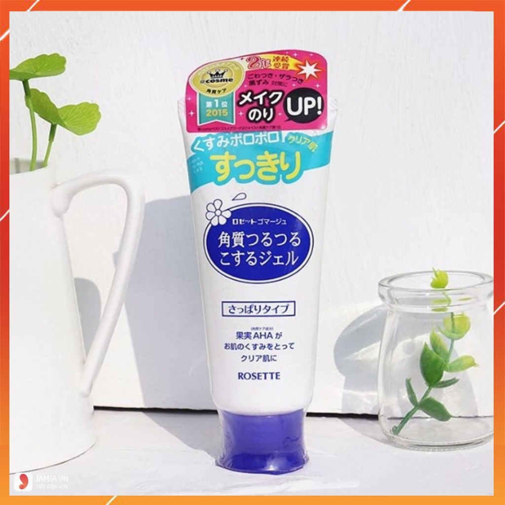 Gel tẩy tế bào chết dành cho da dầu, da mụn, da khô và mọi loại da Rosette peeling gel 120g