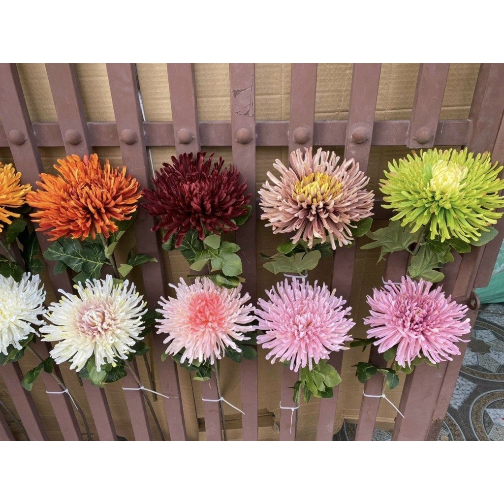 HOA GIẢ - HOA CÚC TĂM BÔNG TO 20CM