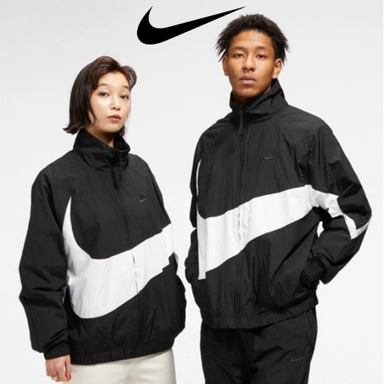 Áo khoác gió Nike Hàng Chính Hãng chất liệu vải dù Cao cấp, áo khoác dù thêu nike vintage nam nữ form rộng unisex