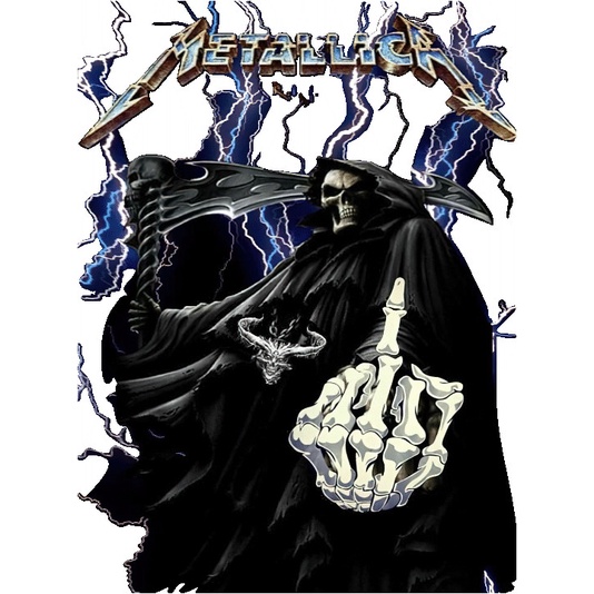 Hình dán nhiệt đủ size - Metallica 21