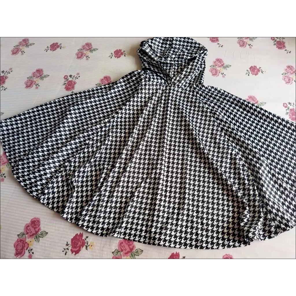 Áo Khoác Hoodie Chui Đầu Dáng Rộng In Họa Tiết Houndstooth Kiểu Hàn Quốc Thời Trang Cho Nữ | BigBuy360 - bigbuy360.vn