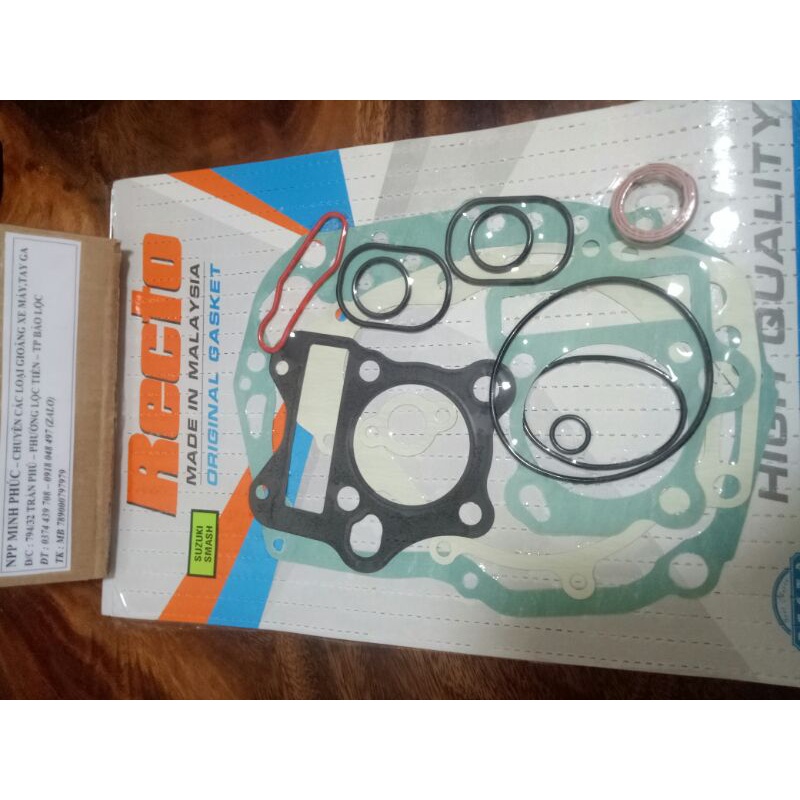 Bộ Ron máy Suzuki Smash nhập khẩu malaysia thương hiệu recto