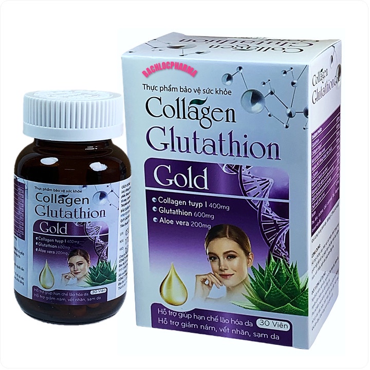 Viên Uống Đẹp Da Colgen Extra- Thành Phần Maca, Glutathione 400mg, Collagen Tuyp I Nhập Khẩu Ý- Hộp 30 viên-Hồng