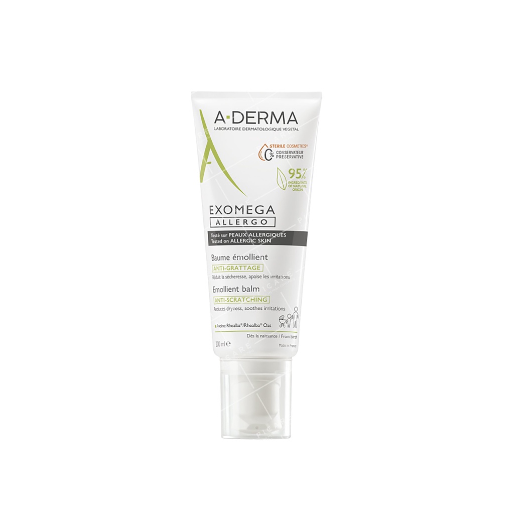 A Derma Kem Dưỡng Ẩm Cho Viêm Da Cơ Địa & Da Khô Exomega Control Emollient Cream 200ml