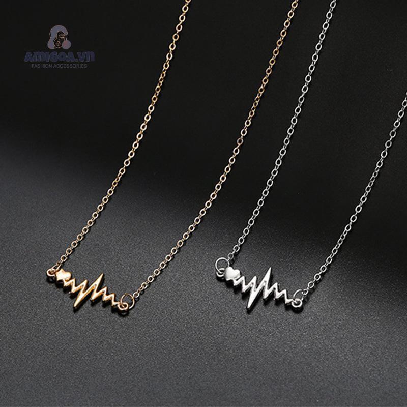 ✨✨Vòng cổ Mặt Hình Điện Cực Đơn Giản Sáng Tạo Thời Trang Cho Nữ