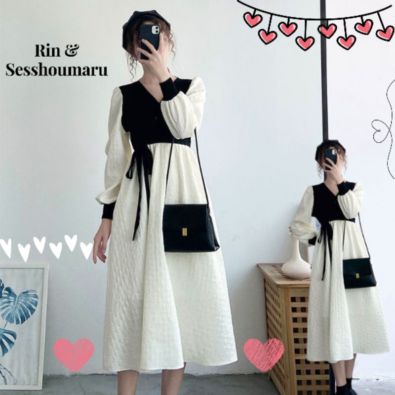Đầm xếp ly cổ dẹt kim Phong Cách Hepburn có bigsize 80kg