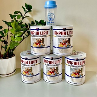 Sữa Anpha Lipit Nutrition Gold 900g + bình lắc sữa