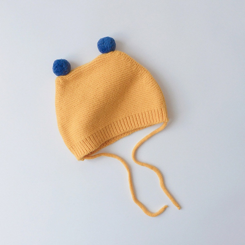 Mũ beanie Trùm Đầu Màu Sắc Xinh Xắn Cho Bé