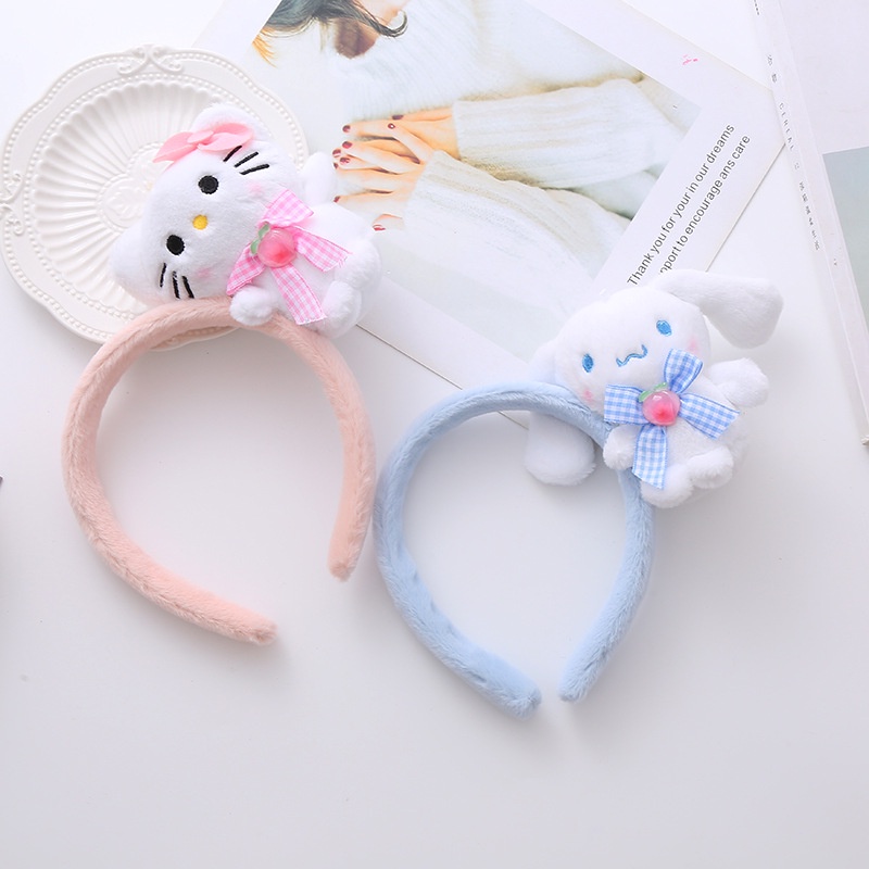 SANRIO Dây Cột Tóc Họa Tiết Hoạt Hình Kuromi Melody Melody Dễ Thương Cho Nữ
