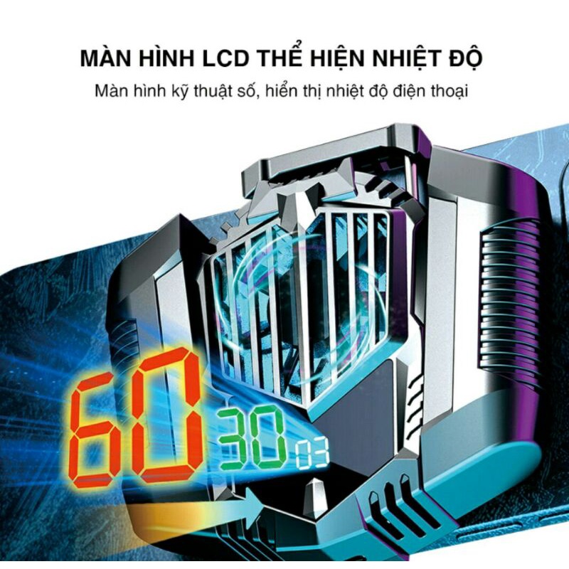 ✅Quạt tản nhiệt bán dẫn PIN SẠC 2000mah SL03 L08 X3A sò lạnh cho điện thoại siêu mát