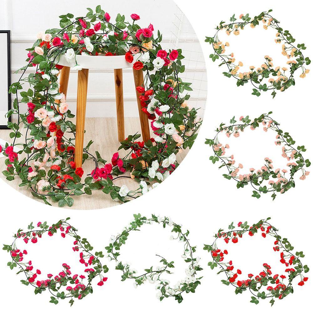 Vòng Hoa Nhân Tạo Màu Xanh Lá Dùng Trang Trí Nhà Cửa / Tiệc Tùng DIY