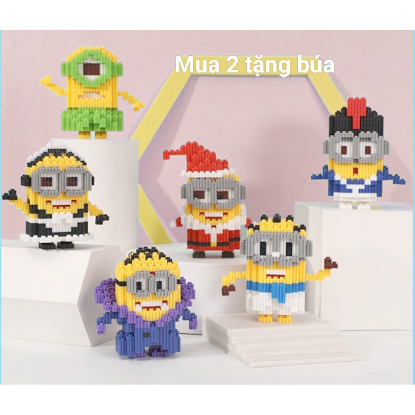 Bộ lego lắp ráp mô hình các nhân vật phim hoạt hình Minion