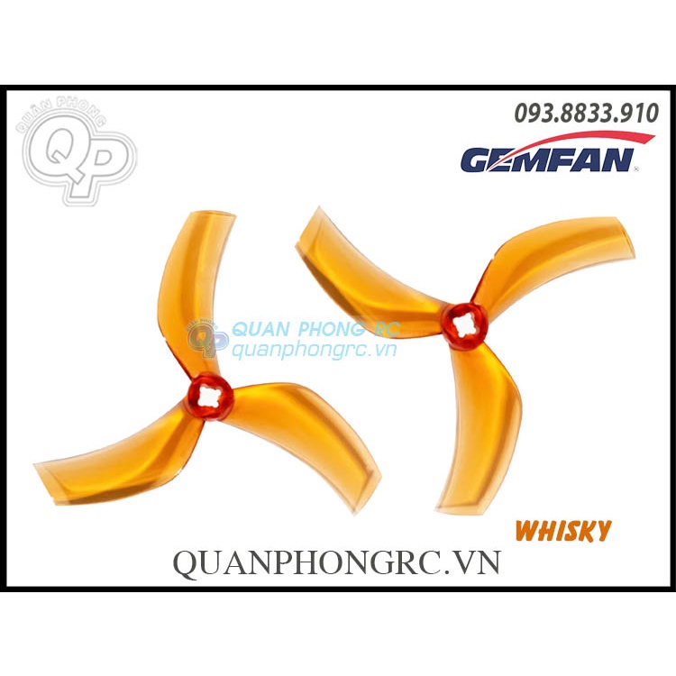 2 Cặp Cánh 3 Lá 3.5 inch GEMFAN D90 3 Blades Ducted Propellers