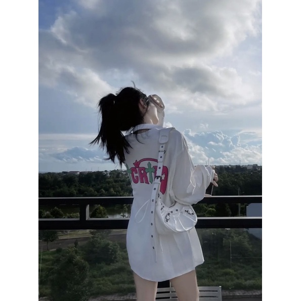 THE2001STORE | Áo hình cô gái chất tăm dày hàng l1 phong cách Hàn Quốc
