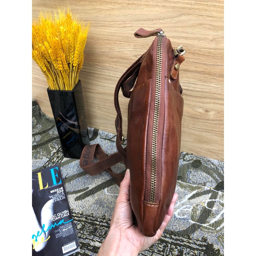 Cặp công sở nam da bò dày, đã qua sử dụng