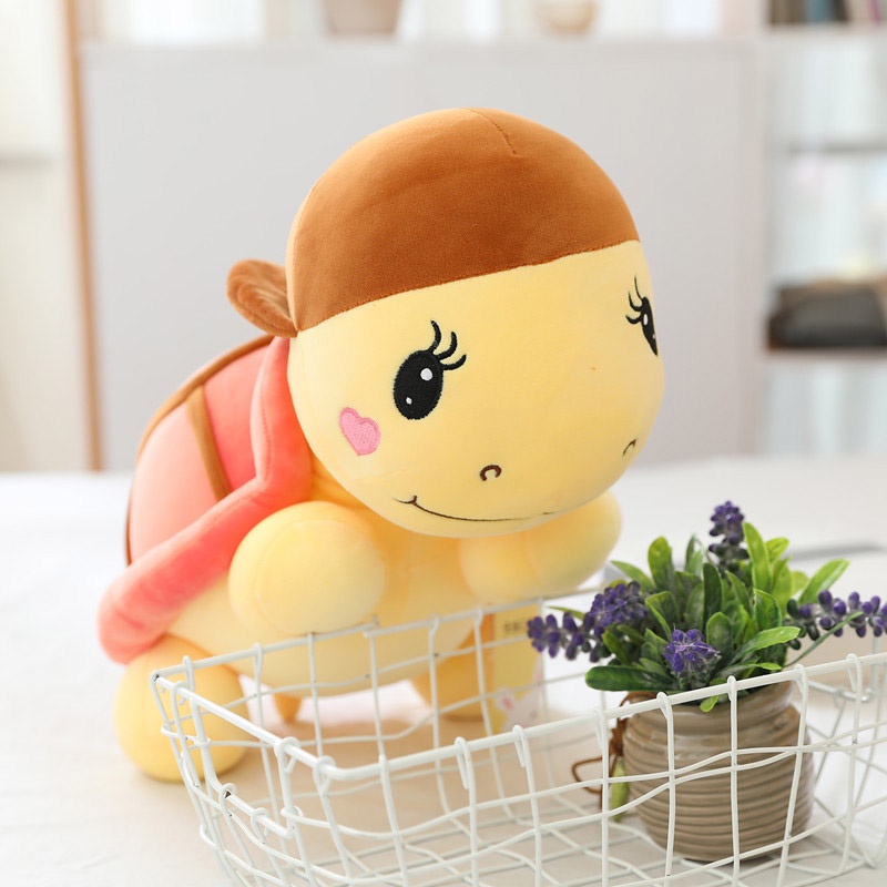 Bộ chăn gối văn phòng hình rùa đội mũ, Gấu kèm chăn (mền) - Gấu bông Xu xu