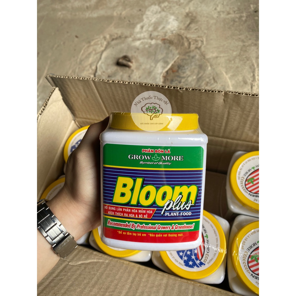 500gr Phân bón lá Growmore 10 55 10 Bloom Plus siêu lân phân hóa mầm hoa