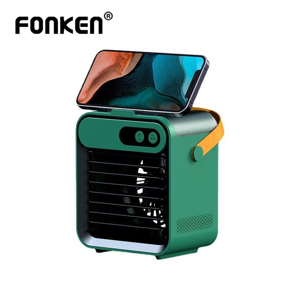 Fonken Quạt Điều Hòa Làm Ẩm Không Khí Mini Để Bàn Văn Phòng / Nhà Ở / Ngoài Trời