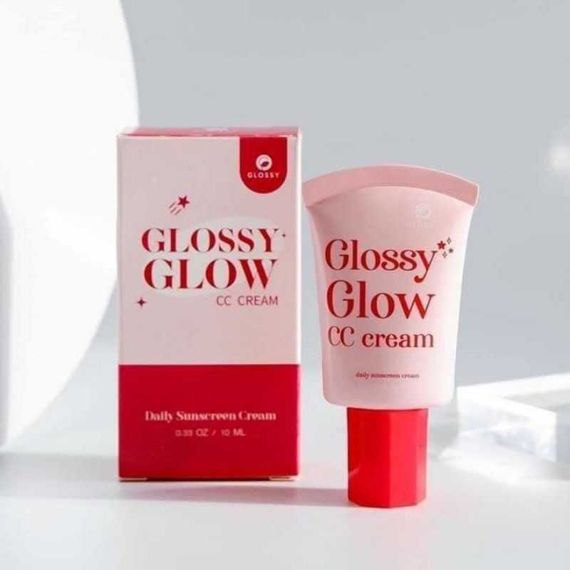 🌸GLOSSY GLOW CC CREAM 🌸2in1🌞Kem chống nắng & nền🎀