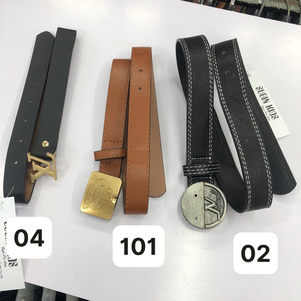 Thắt lưng, dây nịt quần, đai lưng cho bé 10-35kg Dây lưng trẻ em bé trai bé gái  dây da dây dù SUBIN KIDS