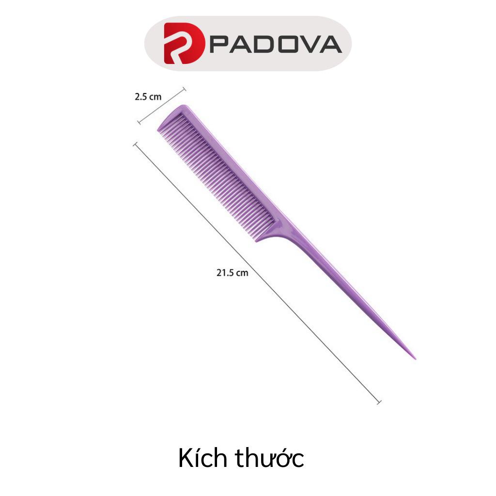 Combo 10 Lược Cán Nhọn Chia Tóc, Búi Tóc Nhanh Chóng Không Tổn Thương Da Đầu PADOVA 8654