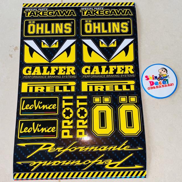 Logo Tem dán trang trí xe máy,điện thoại,laptop y hình