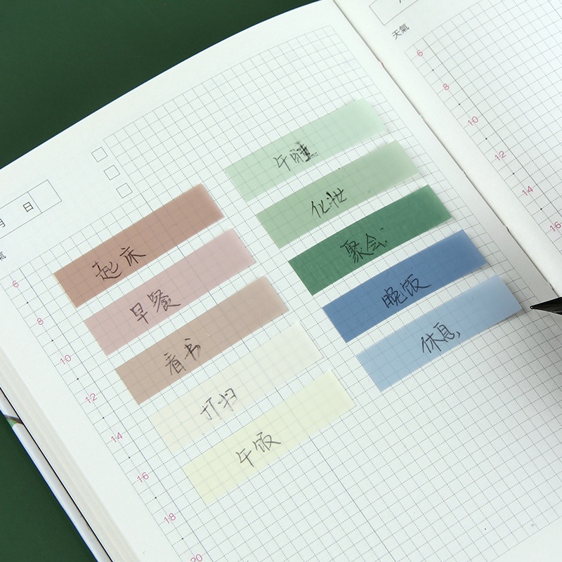 60 / 120 / 200 giấy ghi chú đánh dấu trang nhiều màu sắc