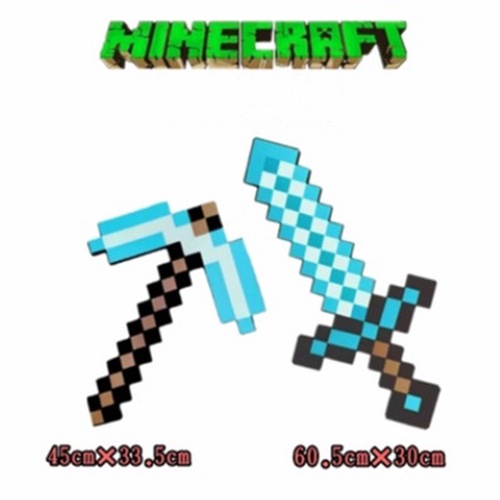 Trò Chơi minecraft Bằng Xốp eva steve Creeaic Đồ Chơi cosplay Sinh Nhật Cho Người Lớn Và Trẻ Em