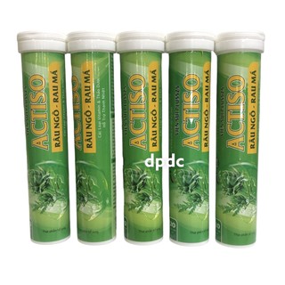 Viên sủi Mát Gan Actiso, Râu ngô, Rau má - Giúp hết nóng trong, thanh nhiệt, làm nước giải khát