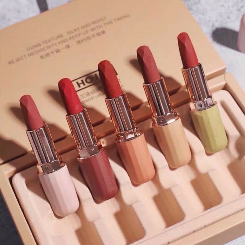 Set 5 Son sáp HOJO Molandi Velvet Lipstick sang chảnh