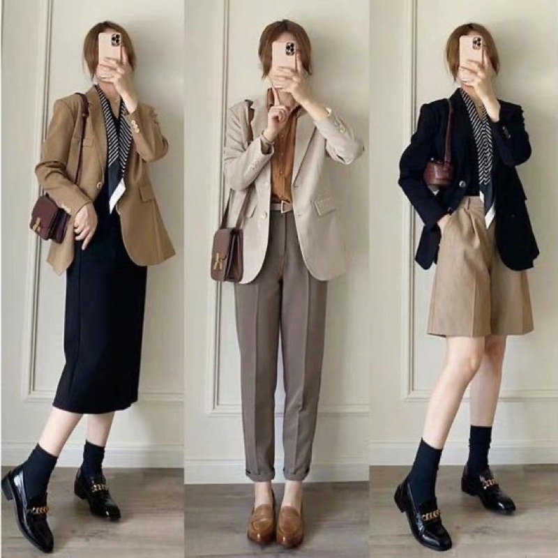 Vest blazer 2hand si tuyển Hàn Nhật - Helia House