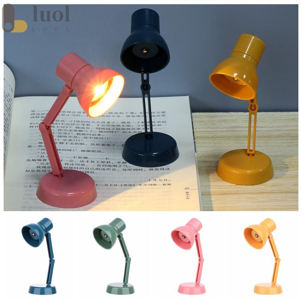 Đèn Bàn Chiếu Sáng 360 Độ Cho Nhà Búp Bê Tỉ Lệ 1: 12° Đèn Đọc Sách Mini Xoay Được Tiện Dụng