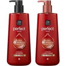 Combo dầu gội & dầu xả mise en scène perfect serum super rich - màu đỏ 680ml