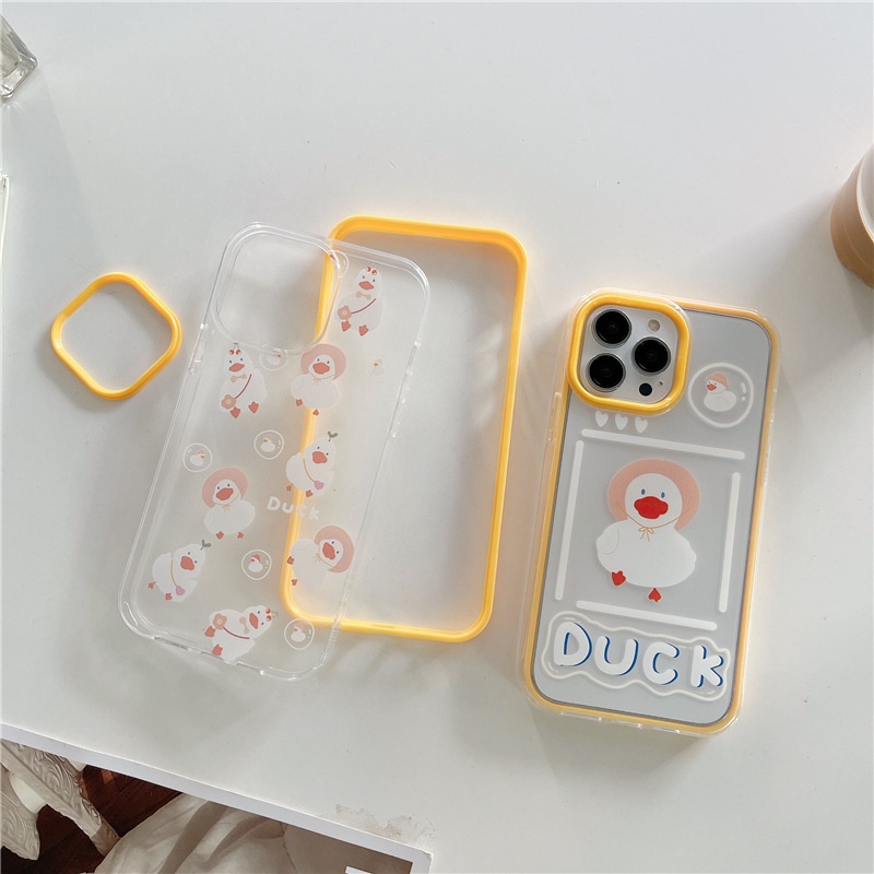 Ốp Điện Thoại Hình Vịt 3 Trong 1 Cho Vivo Y15S Y15a Y12 Y15 Y17 Y20 Y20i Y20s Y12s Y21 Y21s Y21T Y33s Y50 Y30 Y30i