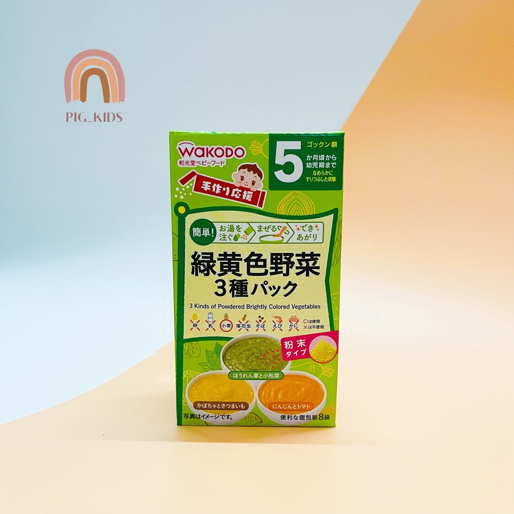 Bột Ăn Dặm Wakodo Nhật Cho Bé 5m+