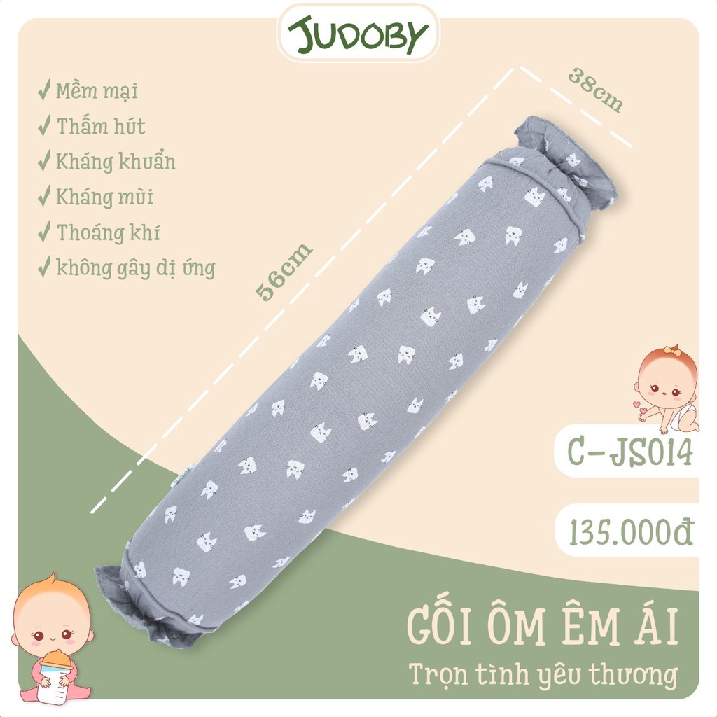 Gối Ôm Judoby muslin siêu mềm cho bé từ sơ sinh lẻ 1 cái