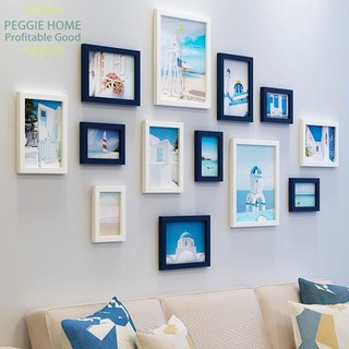 PEGGIEHOMECá Tính Sáng Tạo Khung Ảnh Treo Tường Kết Hợp Lưới Đỏ Trang Trí Giá Rẻ Bấm Rửa Tùy Chỉnh