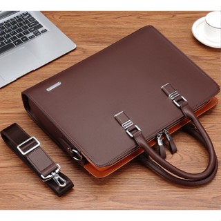 Cặp Xách Nam Công Sở Xịn - Da  Siêu Bền  mầu sắc đen và nâu 9919