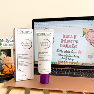 Kem dưỡng phục hồi da Bioderma tím Cicabio Cream 40ml