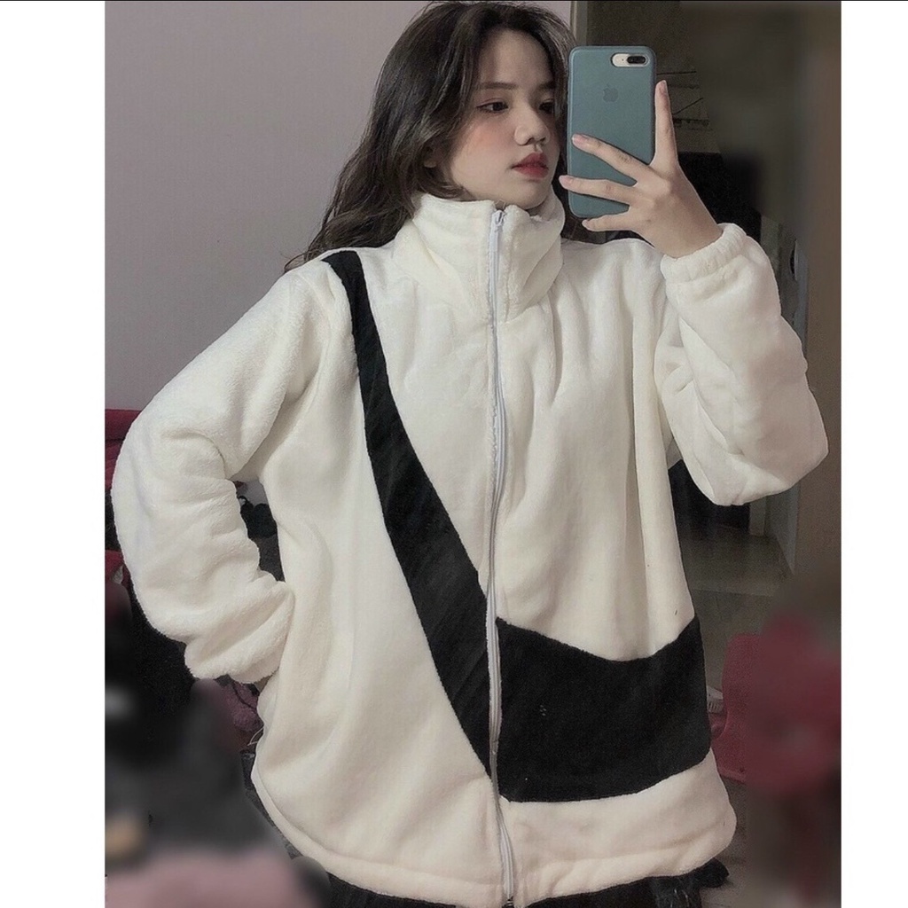 Áo Khoác Lông Nike ,Áo Lông Cừu Không Mũ Chính Hãng Cao Cấp Hàng Dày Dặn Không Xù Lông Cực Hot
