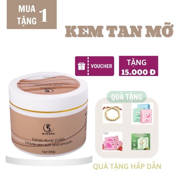 Tẩy tế bào chết body Syndra body 300g tẩy tế bào chết toàn thân hiệu