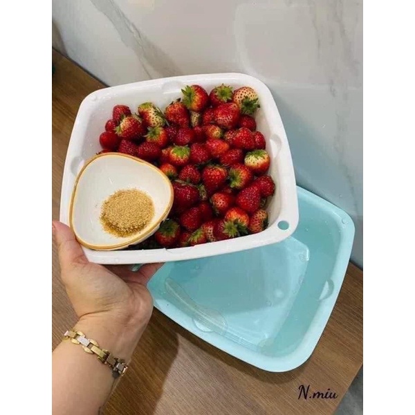 Bộ 3 rổ kèm 3 chậu Ecco bền bỉ, an toàn