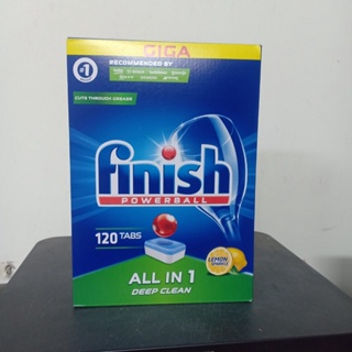 Viên rửa bát finish All in 1 120 Viên Finish Chính hãng loại tổng hợp 3 in