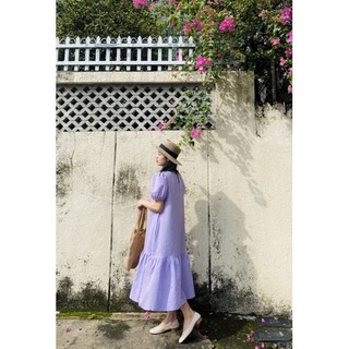 Đầm Lyzie sọc tím