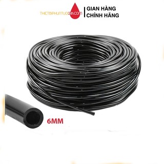 Ống dây dẫn LDPE tưới cây dây 6mm 6 li dùng trong hệ thống tưới nhỏ giọt tưới phun sương hàng chuẩn - MHL