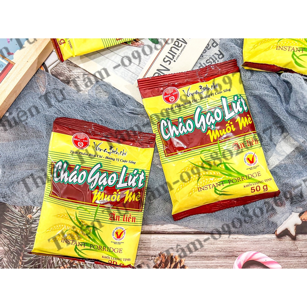Cháo Gạo Lứt Muối Mè Hỗ Trợ Sức Khỏe Gói 50G
