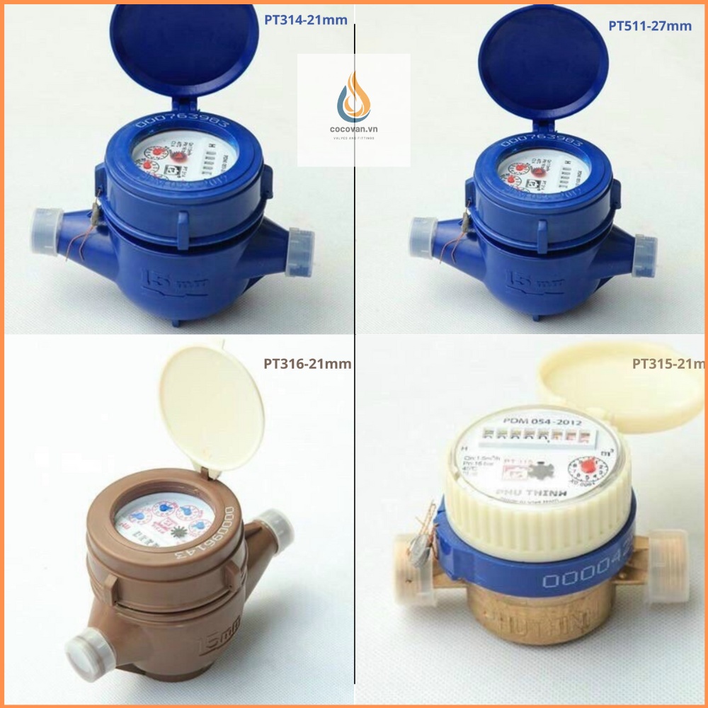 Đồng hồ nước Phú Thịnh đã kiểm định